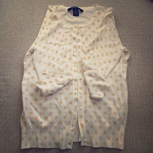 Polka dot cardigan